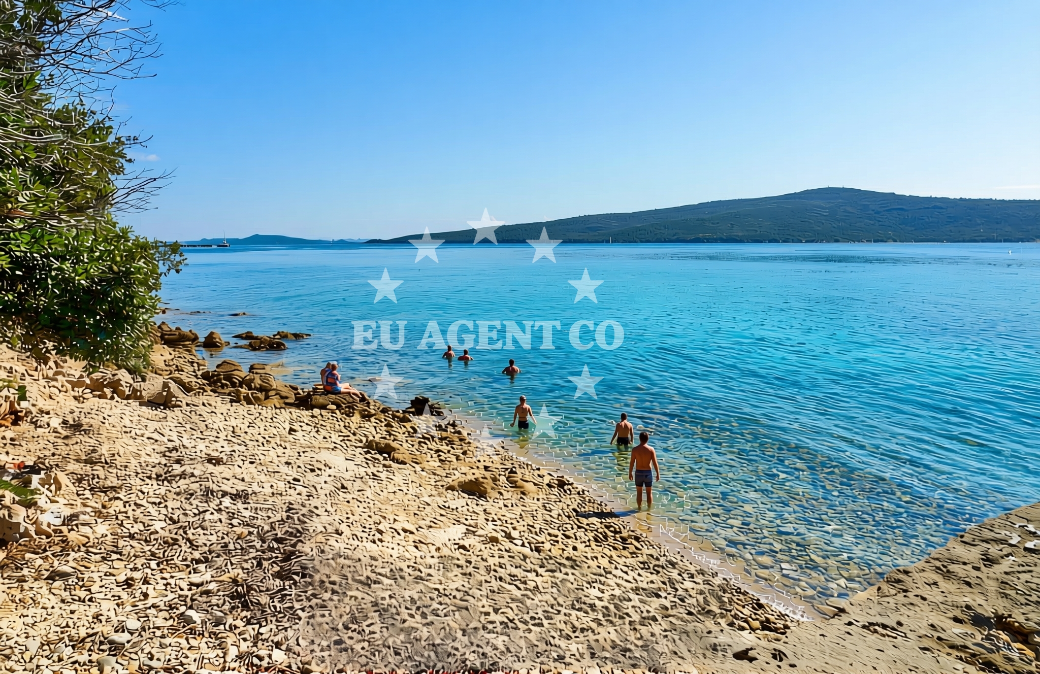Additional view of Paračica sjever, Rivanj (Rivanj) Beach in Paračica sjever