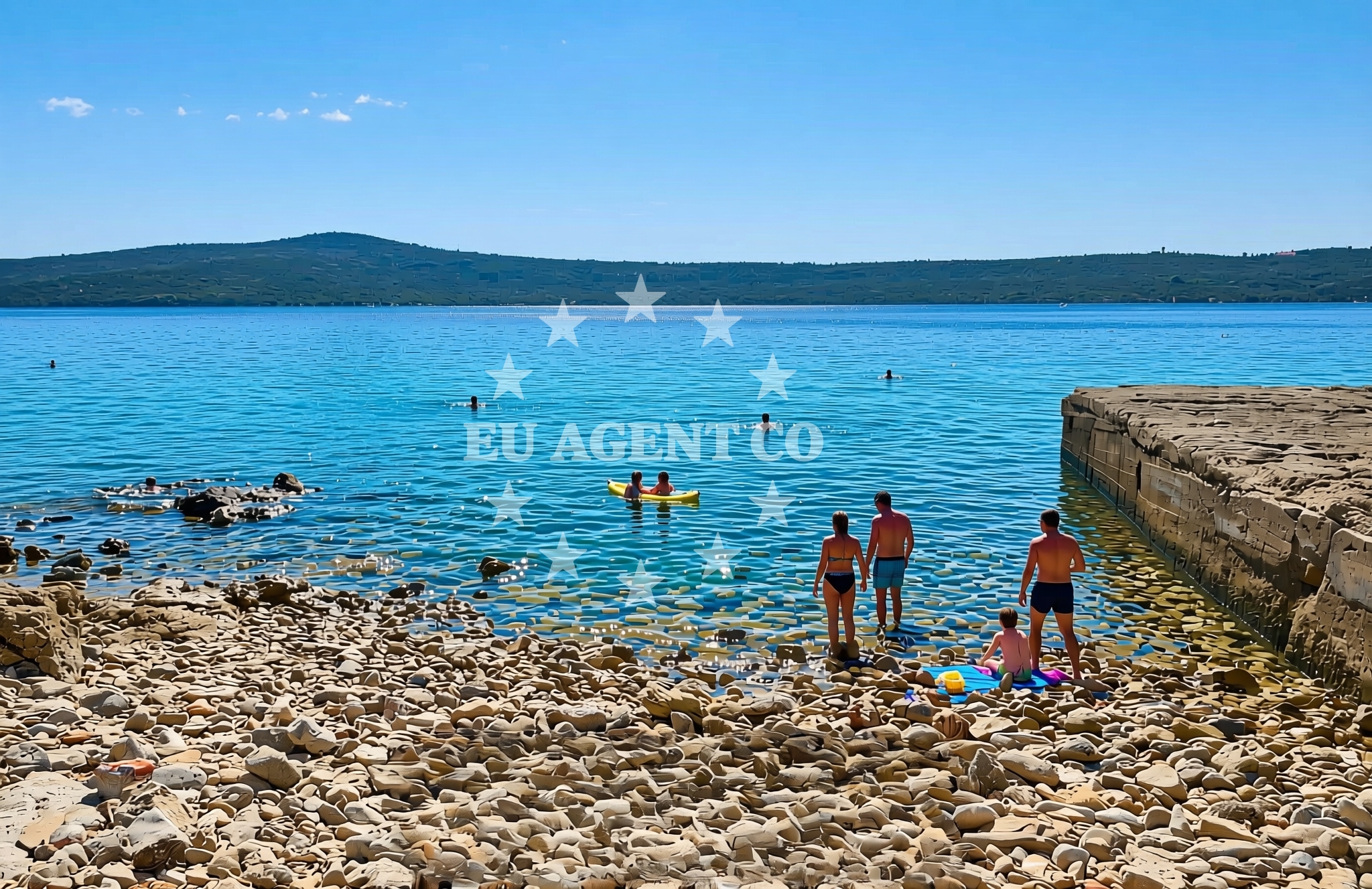 Additional view of Paračica sjever, Rivanj (Rivanj) Beach in Paračica sjever
