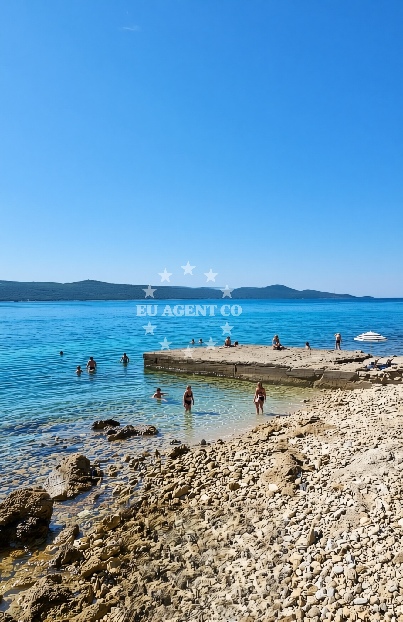 Additional view of Paračica sjever, Rivanj (Rivanj) Beach in Paračica sjever