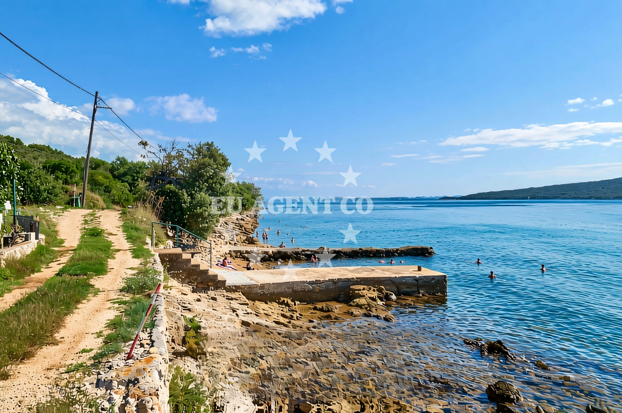 Additional view of Paračica sjever, Rivanj (Rivanj) Beach in Paračica sjever