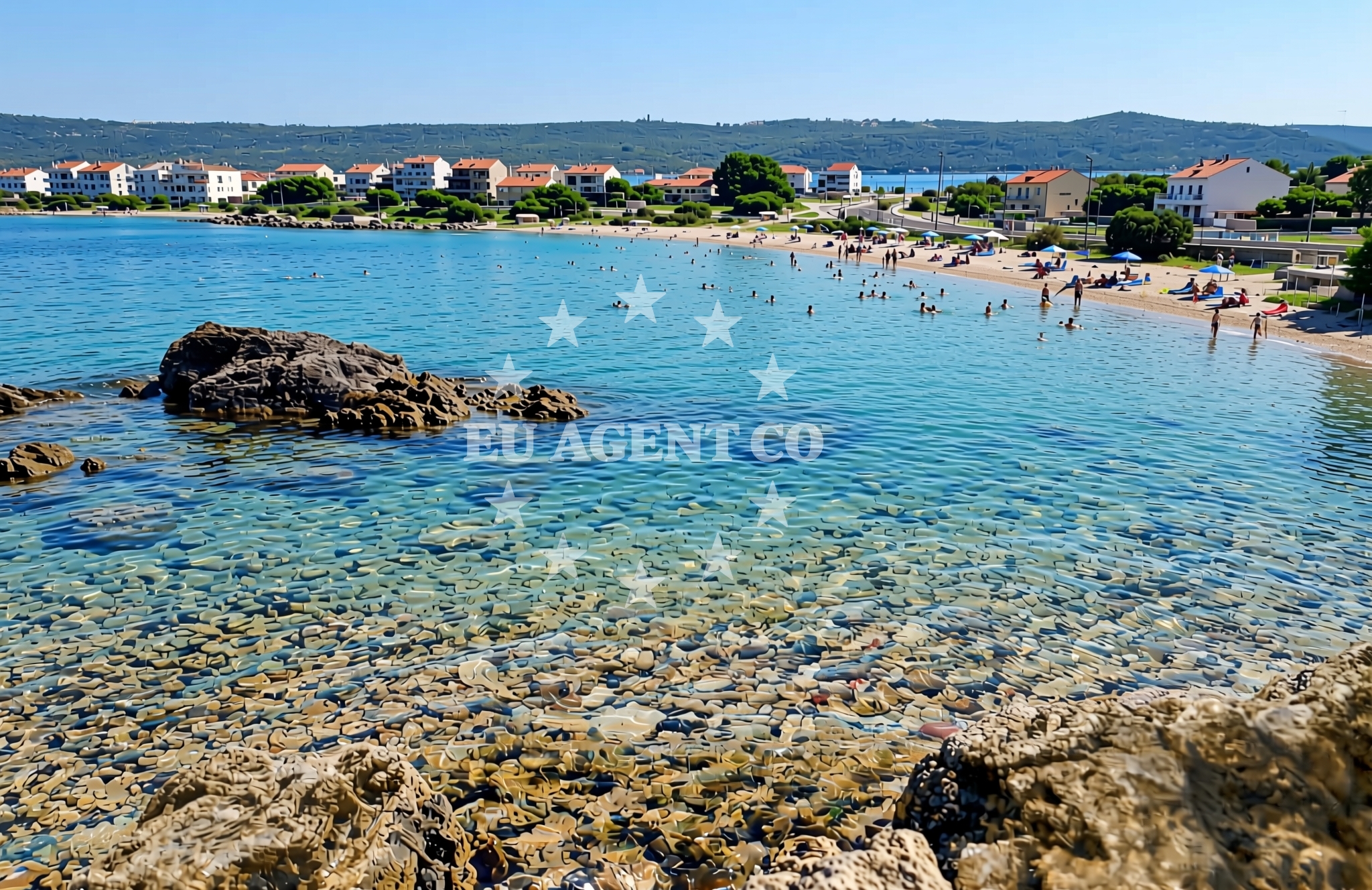 Additional view of Paračica sjever, Rivanj (Rivanj) Beach in Paračica sjever
