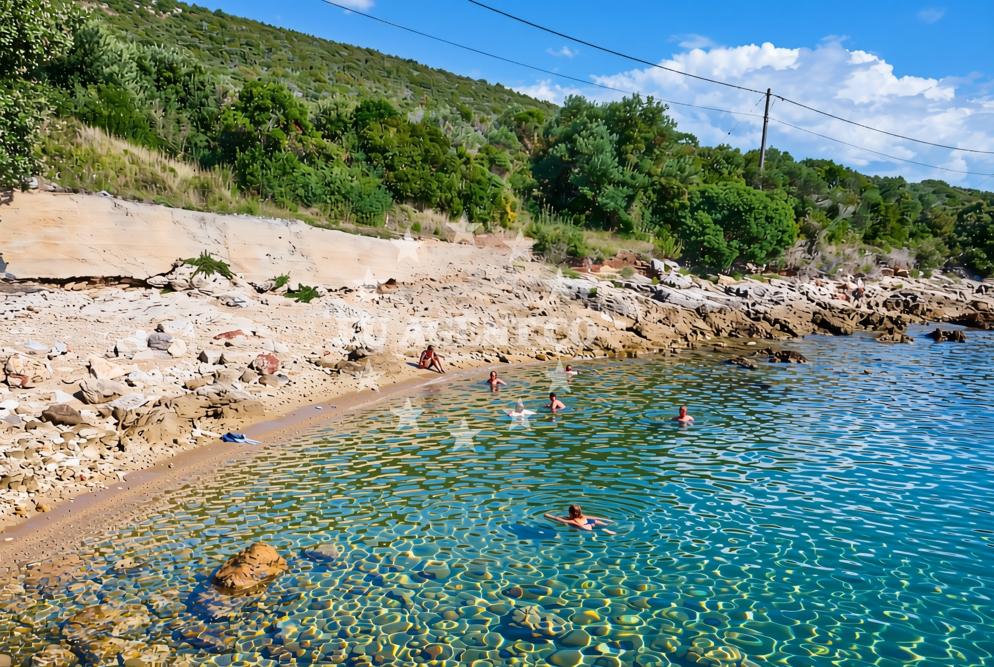 Additional view of Paračica sjever, Rivanj (Rivanj) Beach in Paračica sjever