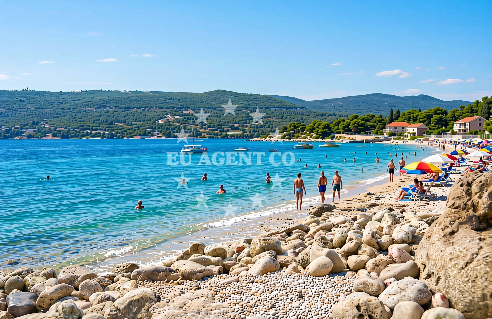 Additional view of Paračica sjever, Rivanj (Rivanj) Beach in Paračica sjever