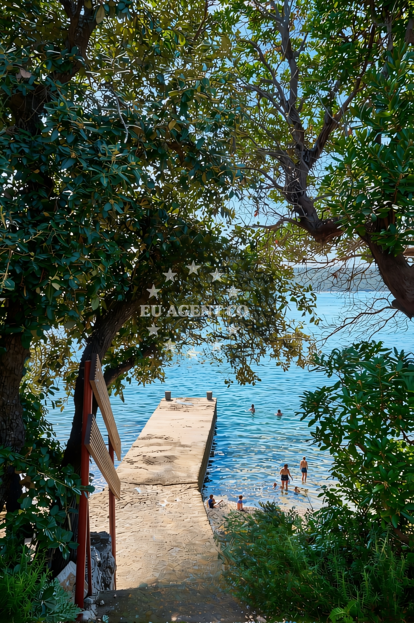 Additional view of Paračica sjever, Rivanj (Rivanj) Beach in Paračica sjever