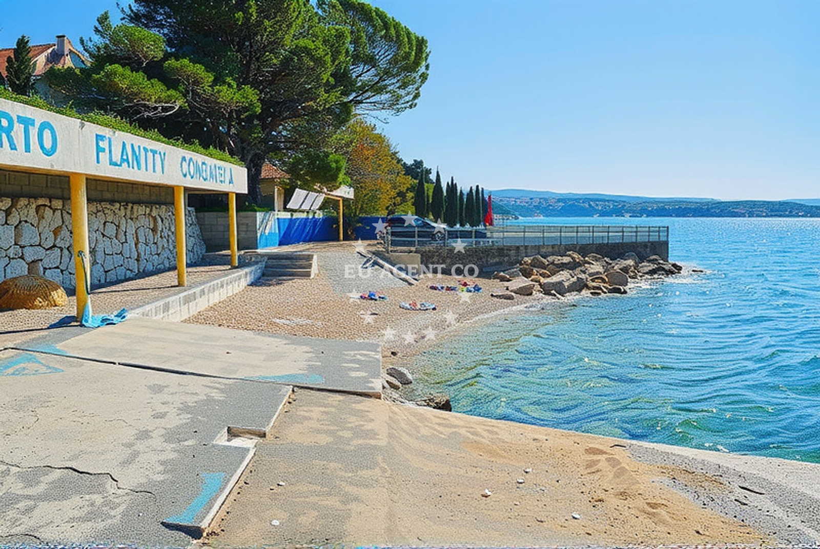 Additional view of Paradise beach in Put Haludova, Malinska