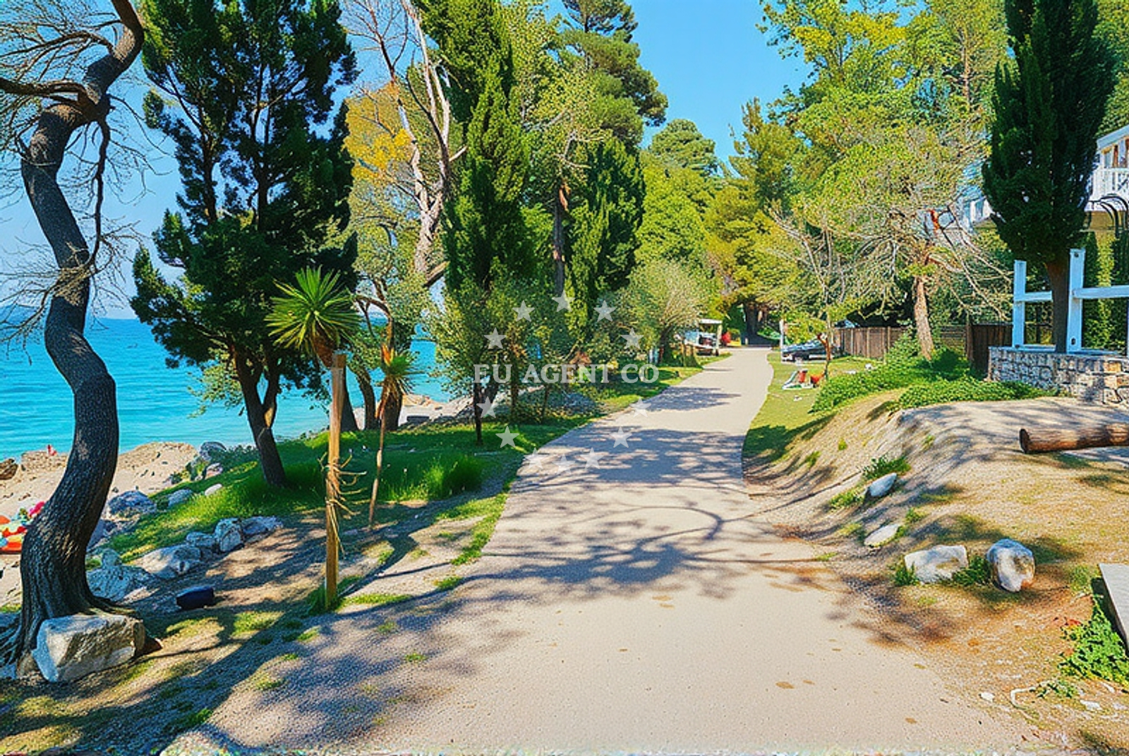 Additional view of Paradise beach in Put Haludova, Malinska