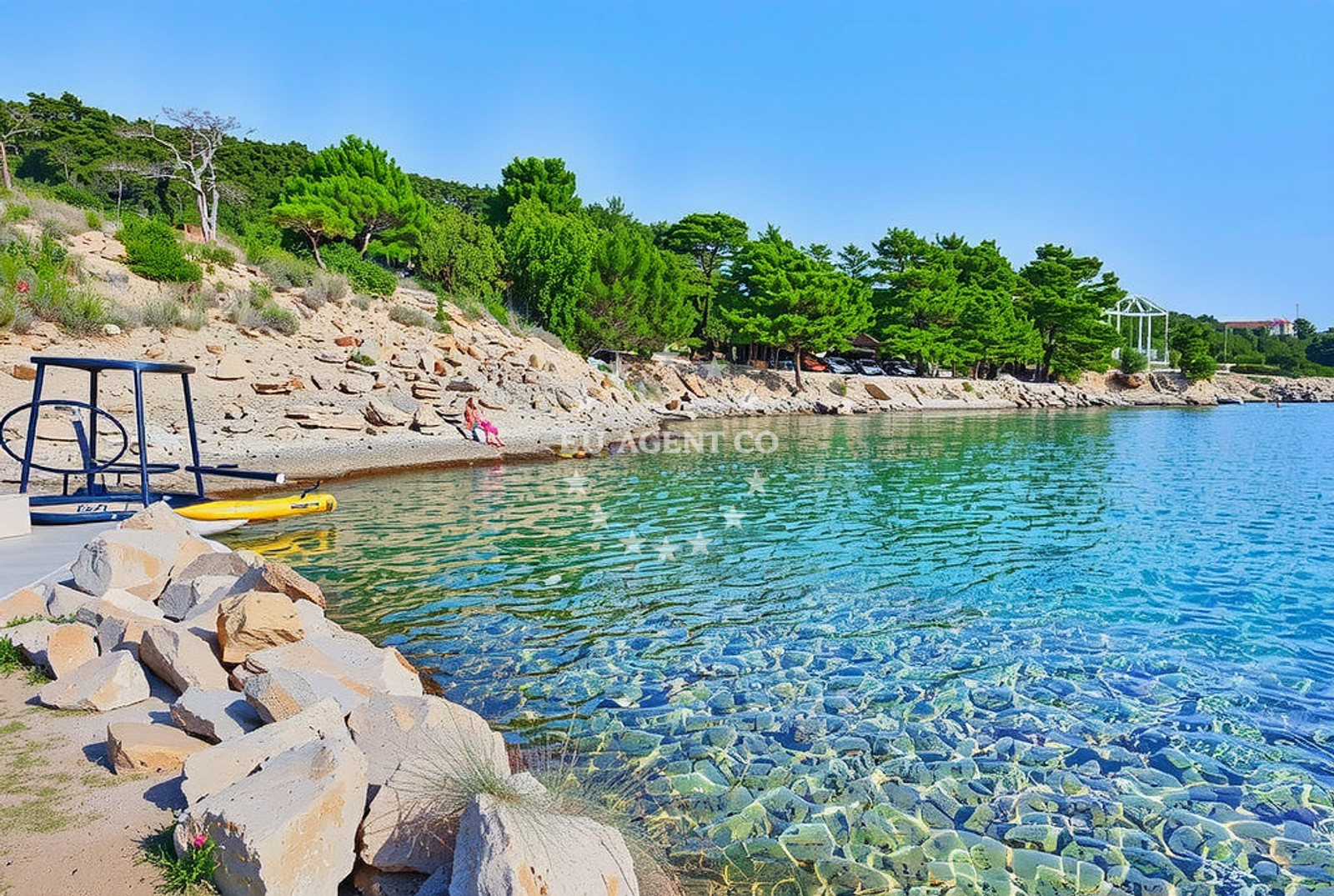 Additional view of Paradise beach in 600 Lopar, Lopar