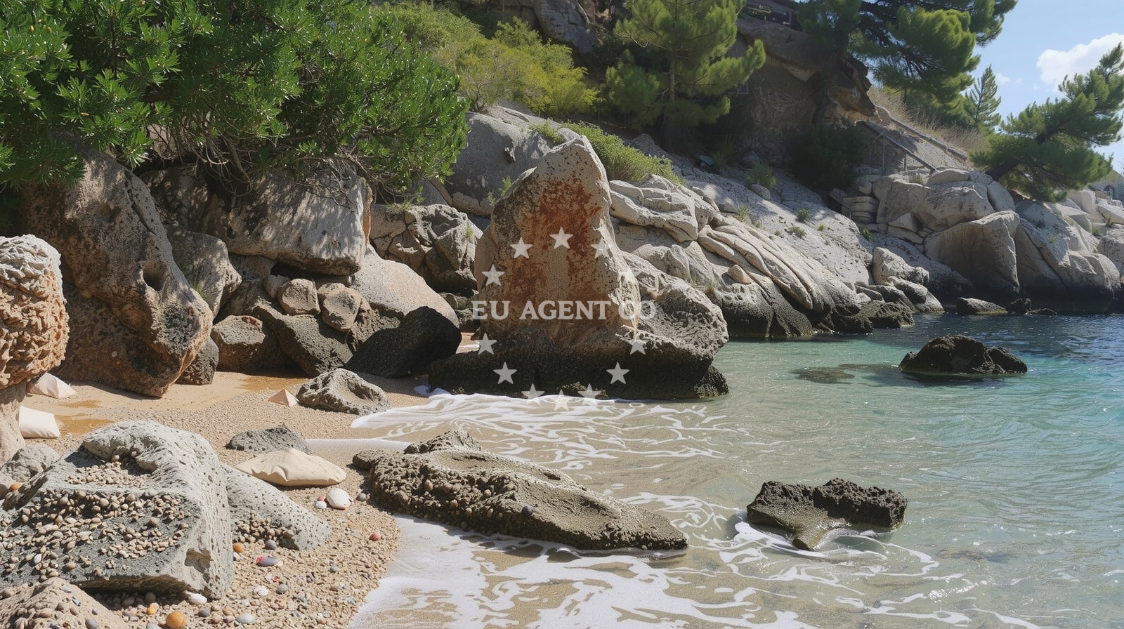 Overview of Paradise beach of Ciccio in Murvica 19 a, Murvica