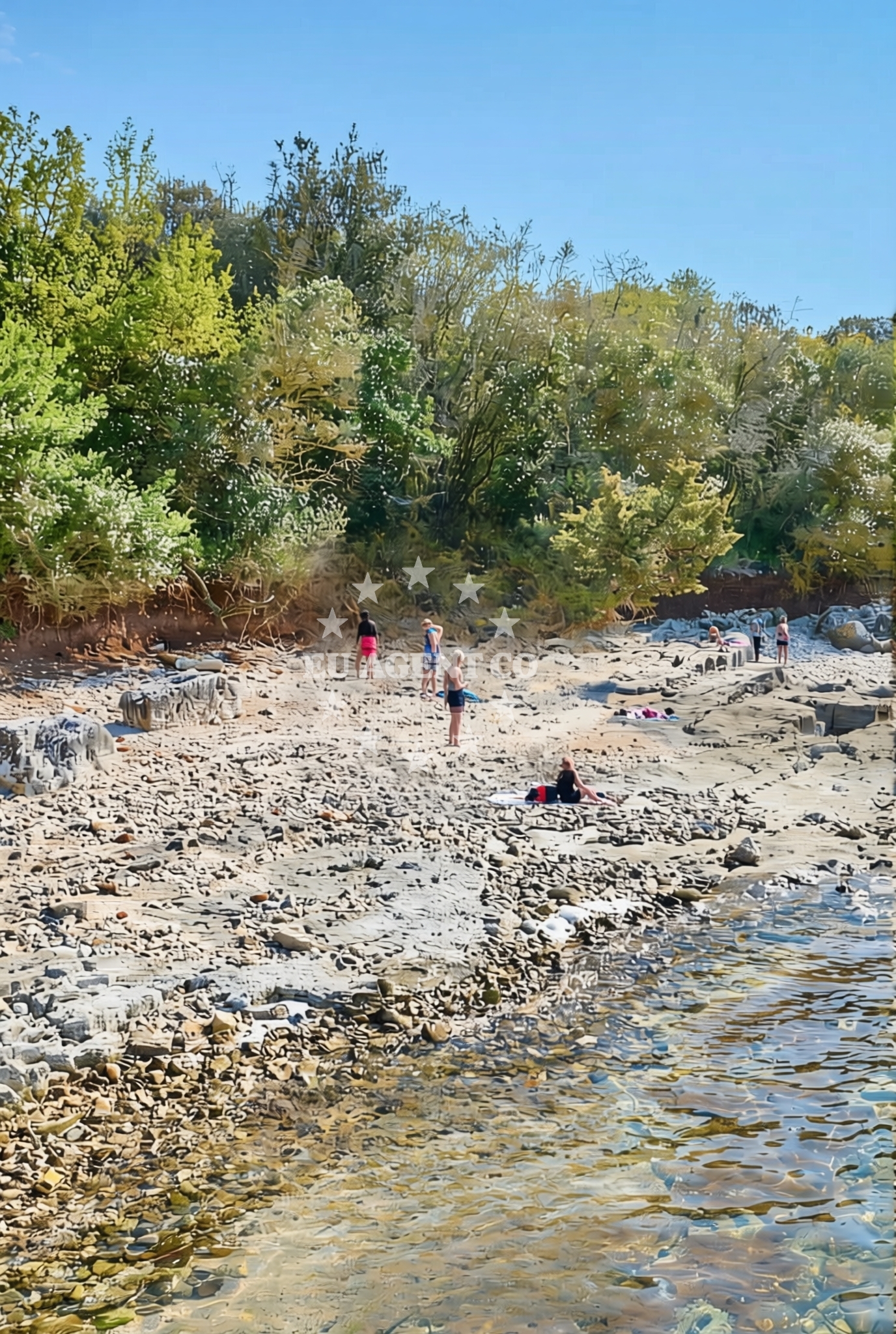 Additional view of Paradiž (dog beach), Rovinj Beach in Paradiž (plaža za pse)
