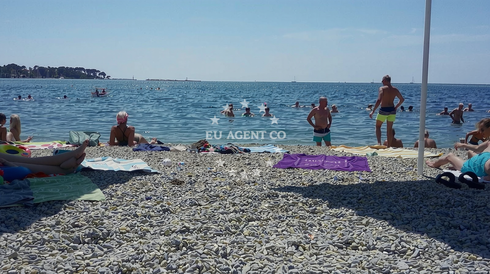 Sea and coastal view of Parentino beach