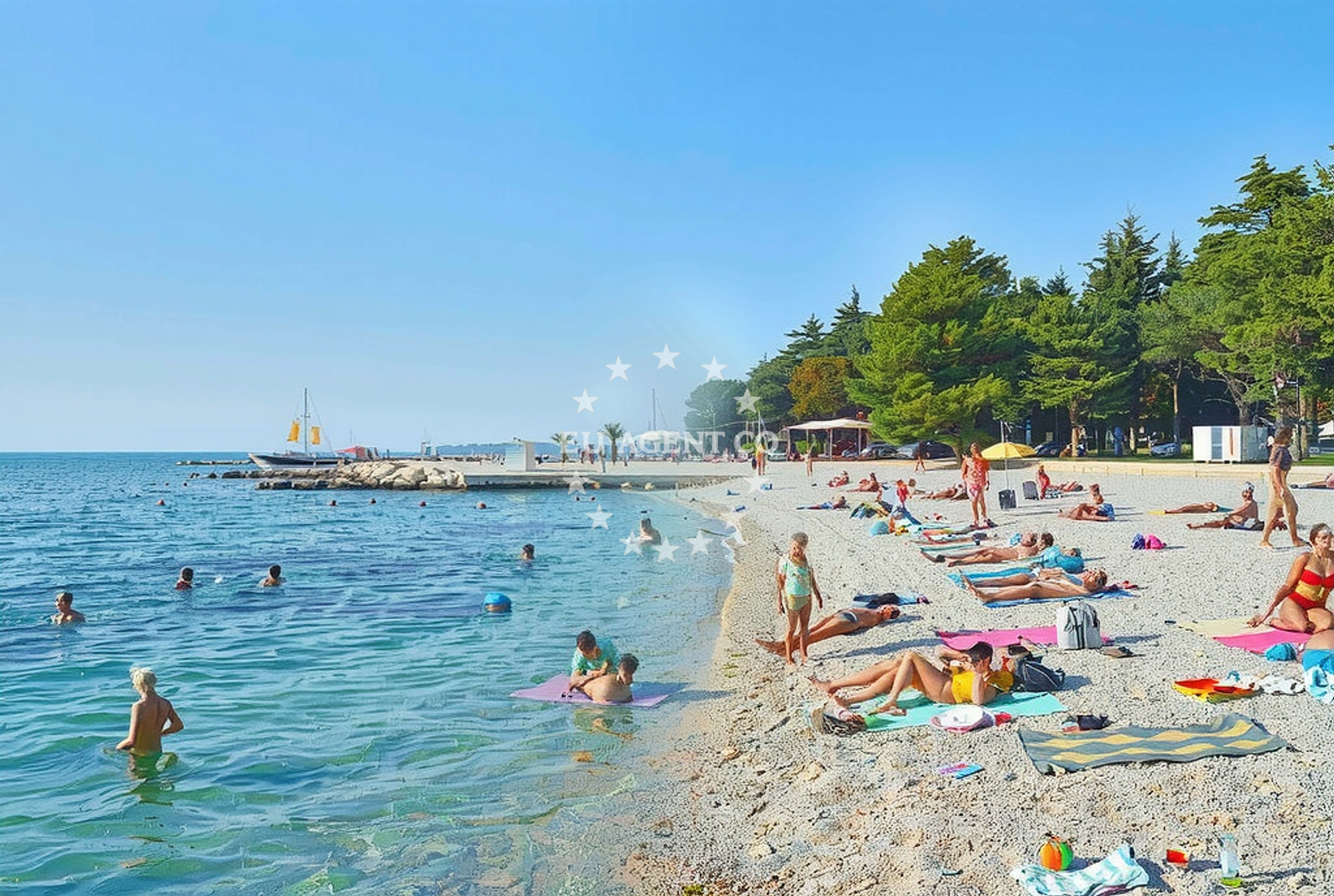 Additional view of Parentino beach