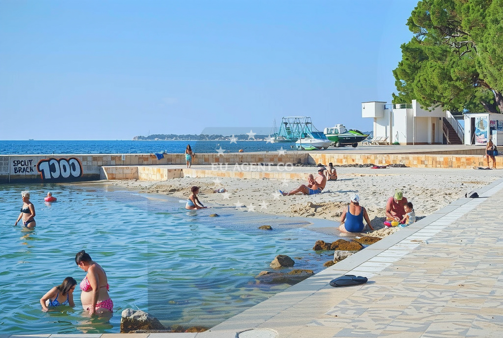 Additional view of Parentino beach