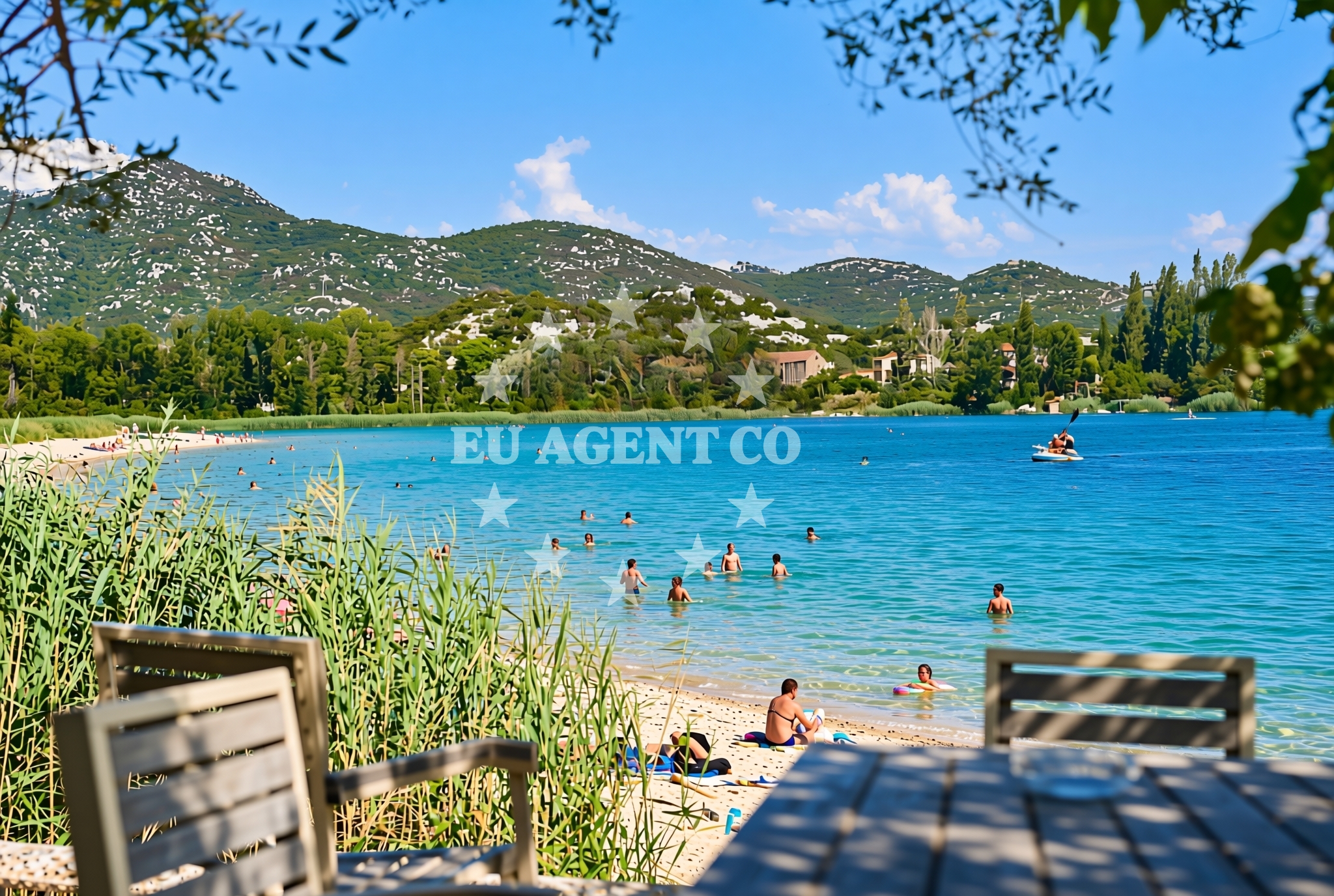 Overview of Parić, Baćina Beach in Parić