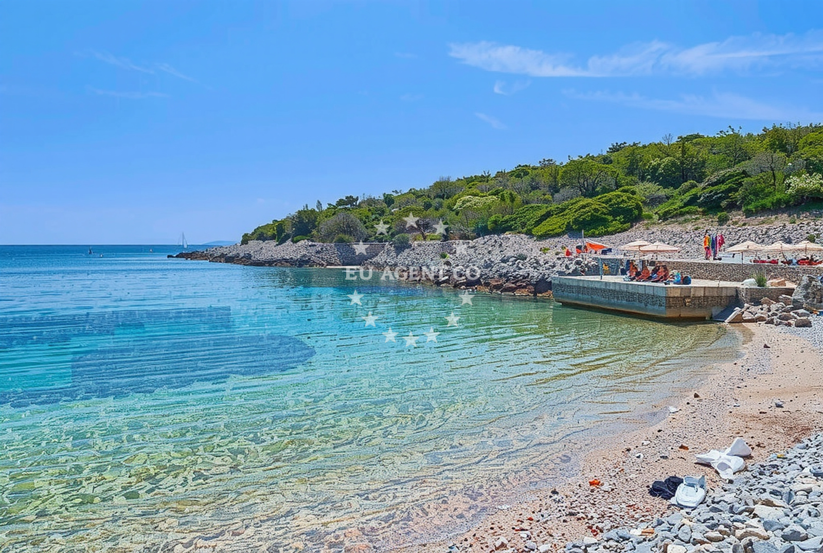 Additional view of Parknu beach in , Ilovik