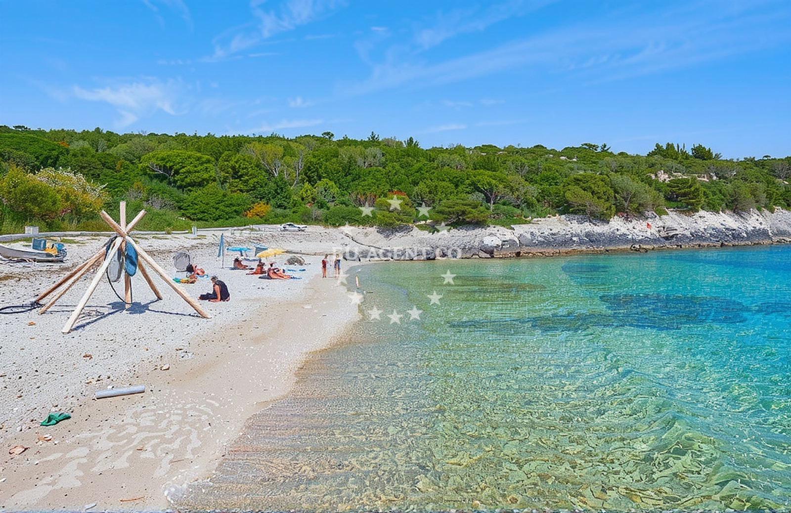 Additional view of Parknu beach in , Ilovik