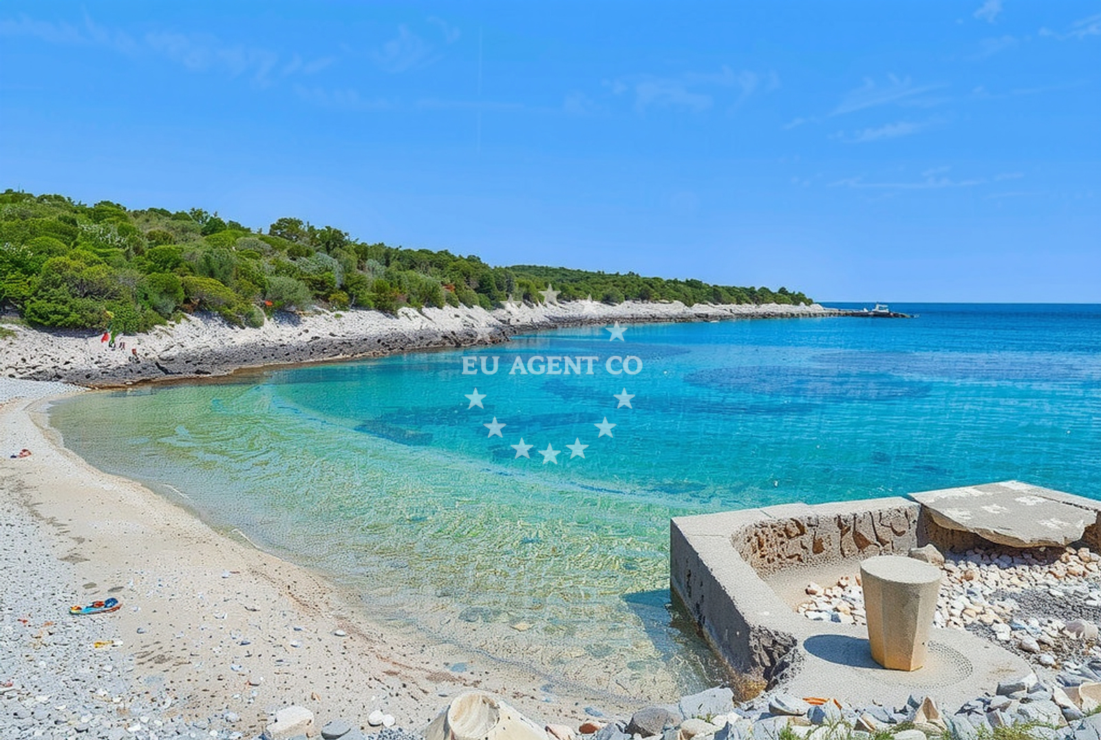 Additional view of Parknu beach in , Ilovik