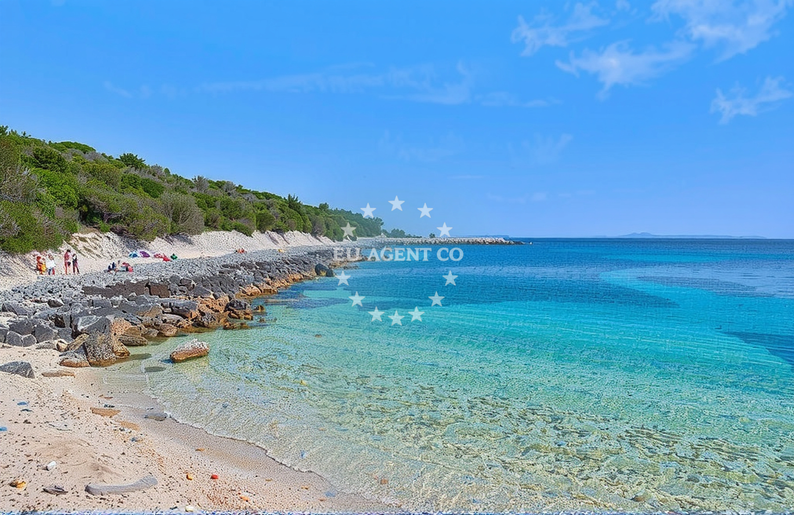 Additional view of Parknu beach in , Ilovik