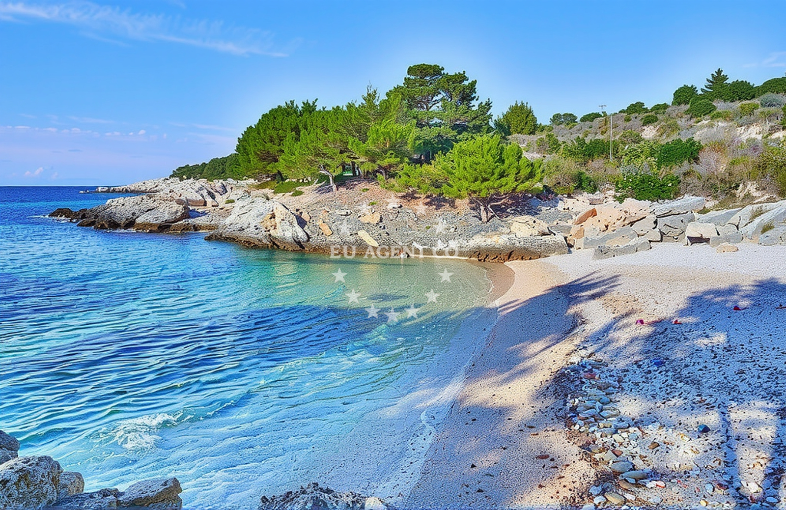 Additional view of Pascuka beach in Milna, Malo Grablje