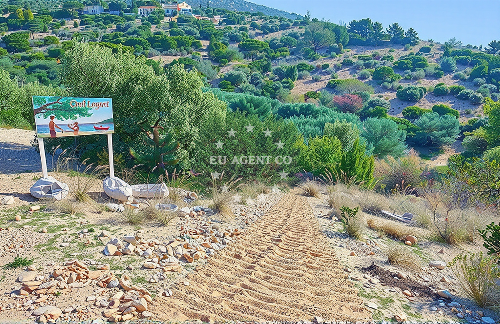 Additional view of Pascuka beach in Milna, Malo Grablje