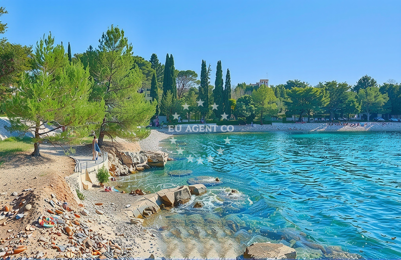Additional view of Pasika beach in Mala Bijaka 19, 21405 Milna, Croatia., Milna