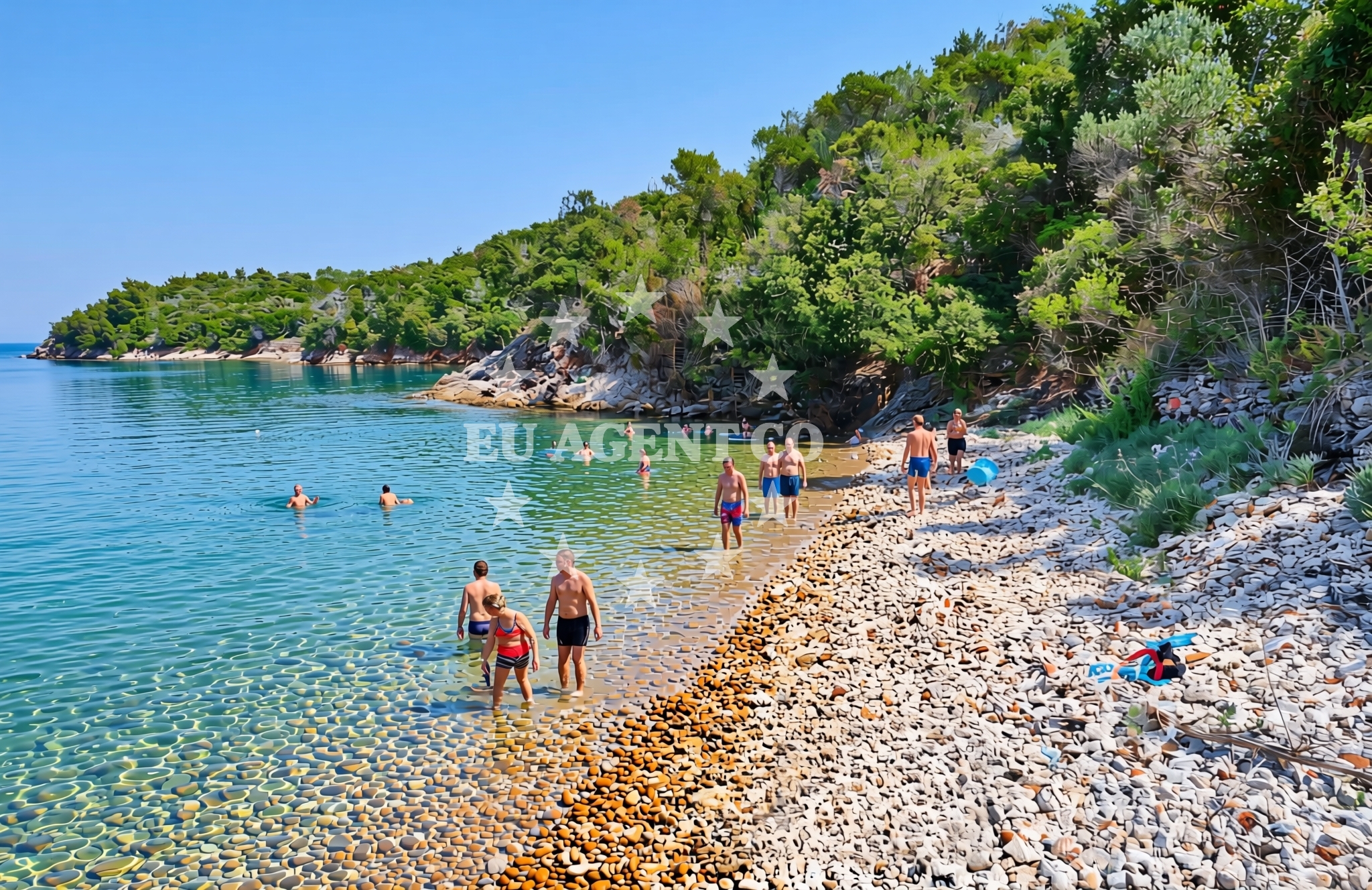 Overview of Pavajsko 3, Rava (Rava) Beach in Pavajsko 3