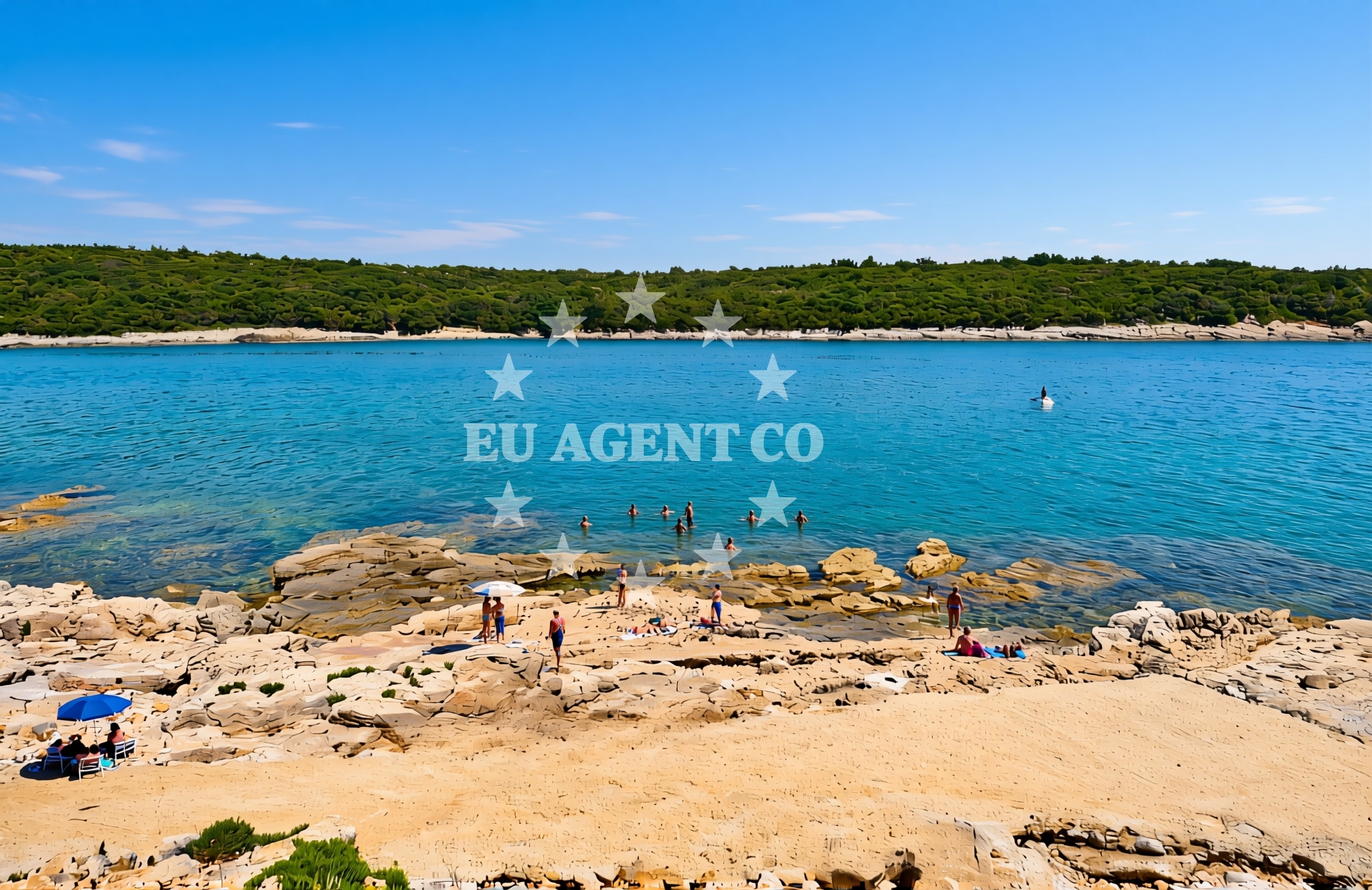 Sea and coastal view of Pavićini: beaches and coves (3) in Pavićini