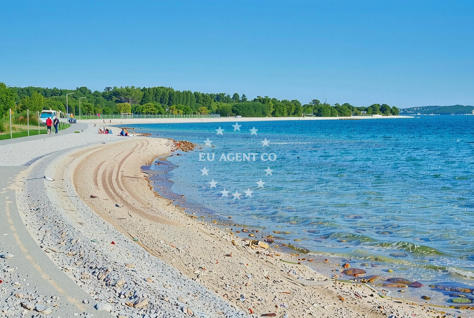 Additional view of Pebble beach in Peroj 1080, Peroj