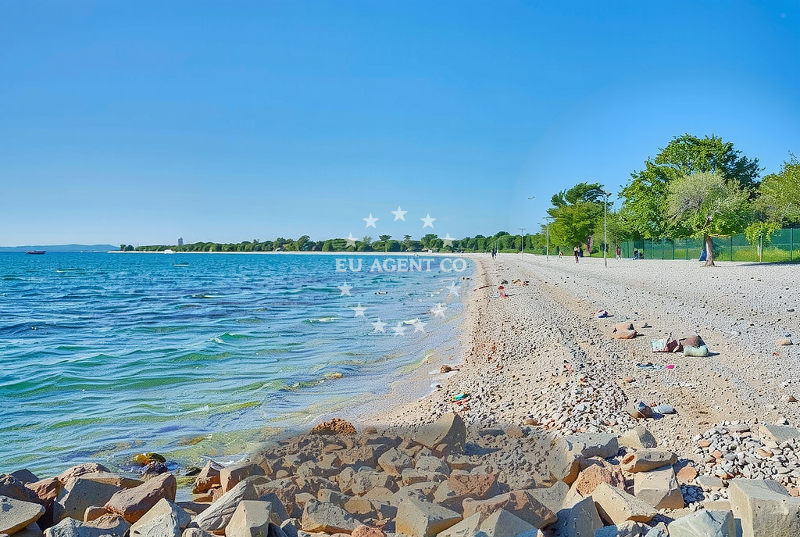 Additional view of Pebble beach in Peroj 1080, Peroj