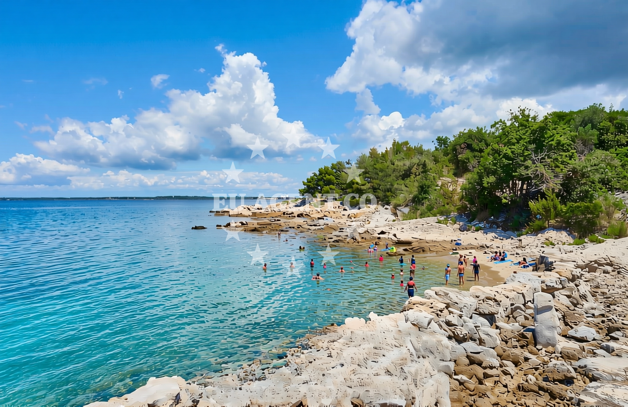Additional view of Pečeno, Veli Iž (Iž) Beach in Pečeno
