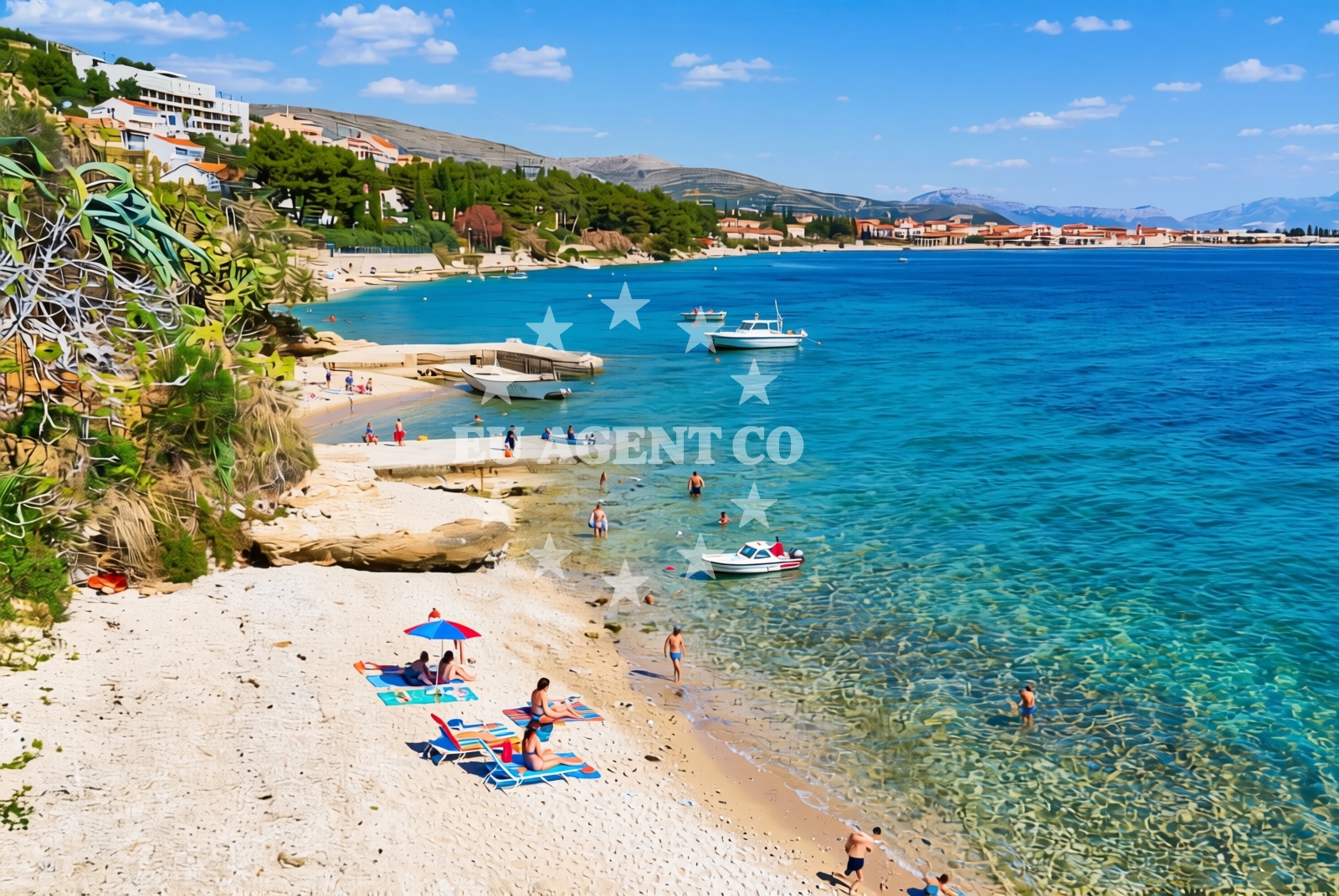 Additional view of Pećine, Seget Donji Beach in Pećine