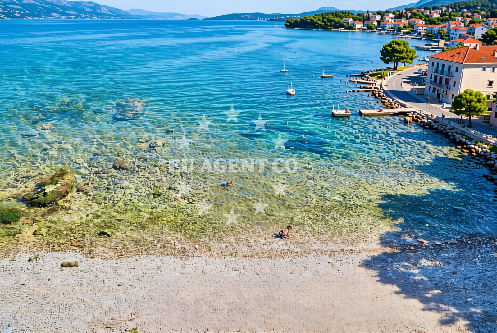 Additional view of Pećine, Seget Donji Beach in Pećine
