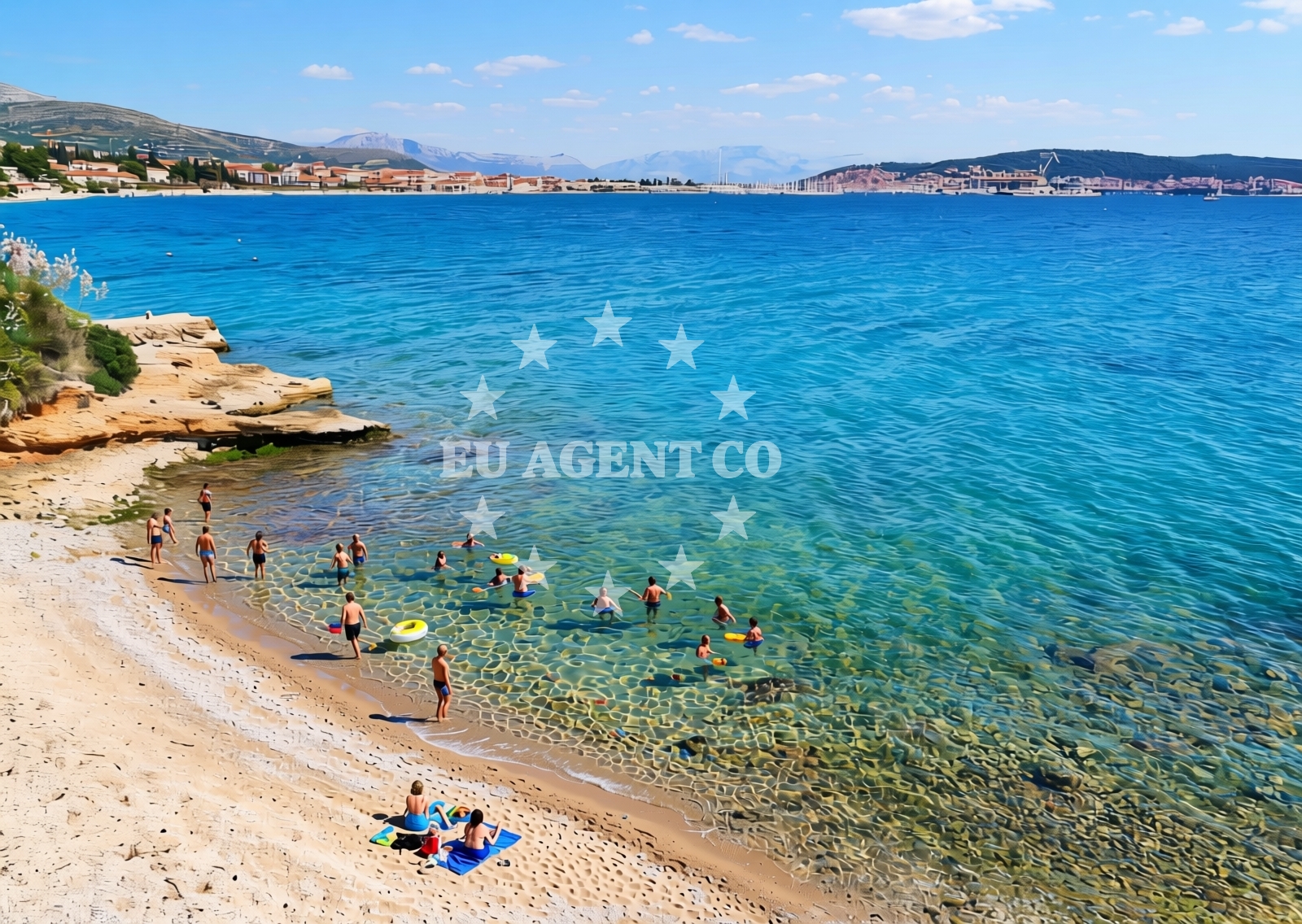 Additional view of Pećine, Seget Donji Beach in Pećine