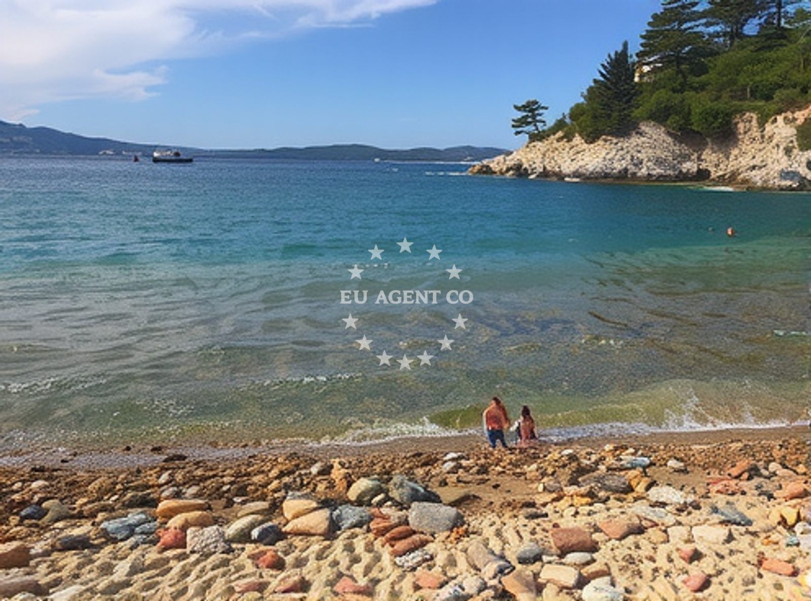 Additional view of Pekna beach in Jesenova 22, Selce