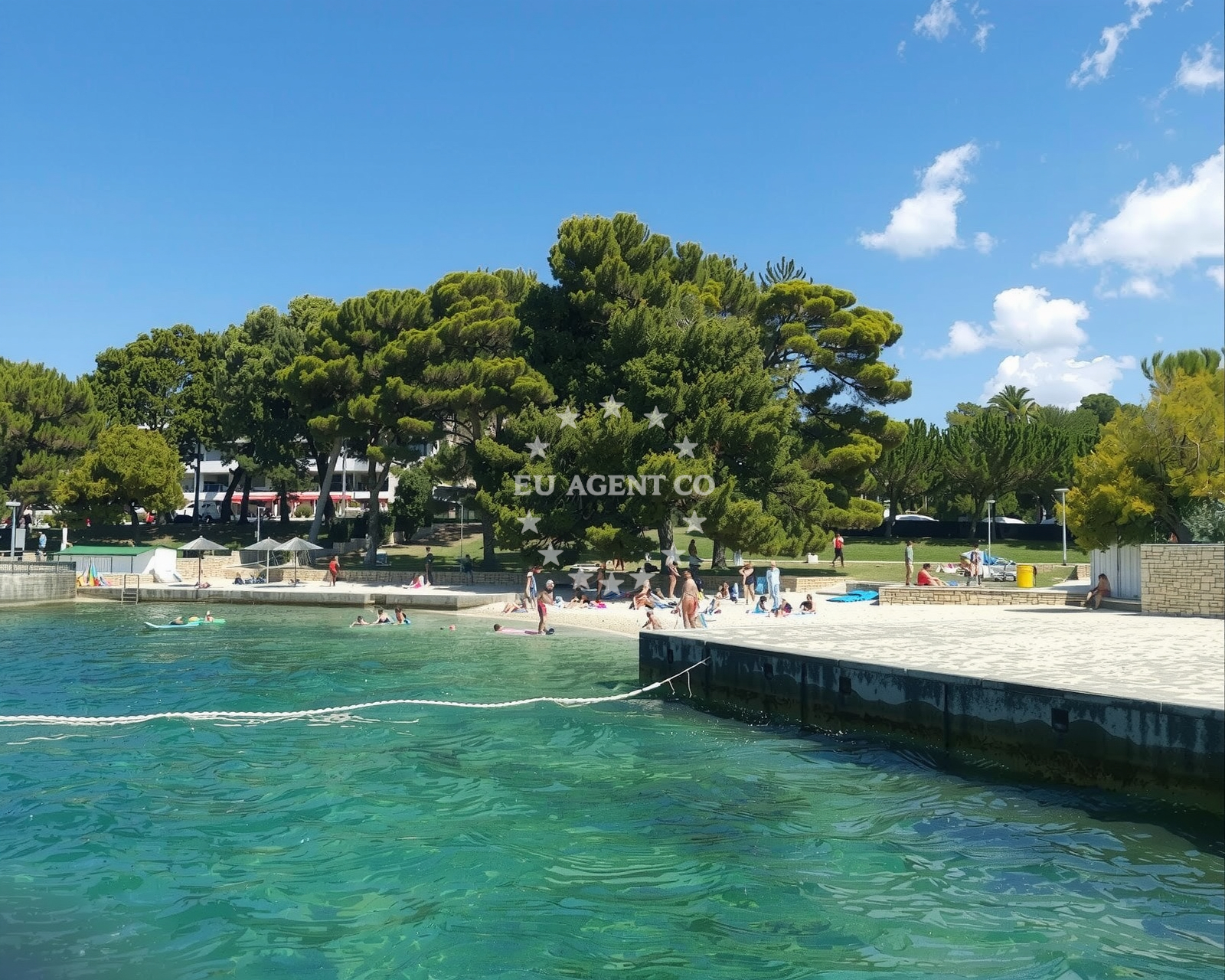 Additional view of Perentium beach in Zelena Laguna bb, Poreč