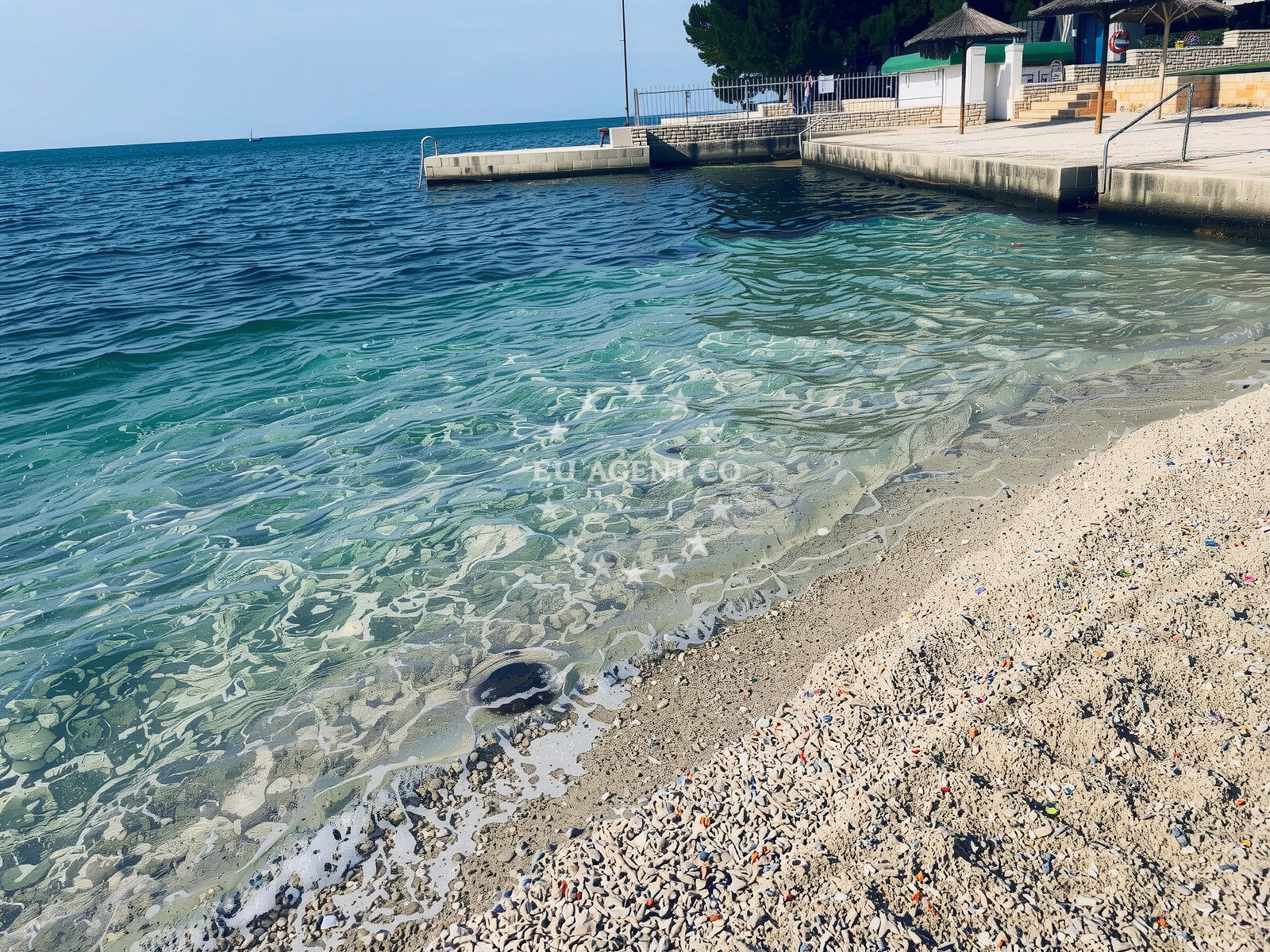 Additional view of Perentium beach in Zelena Laguna bb, Poreč