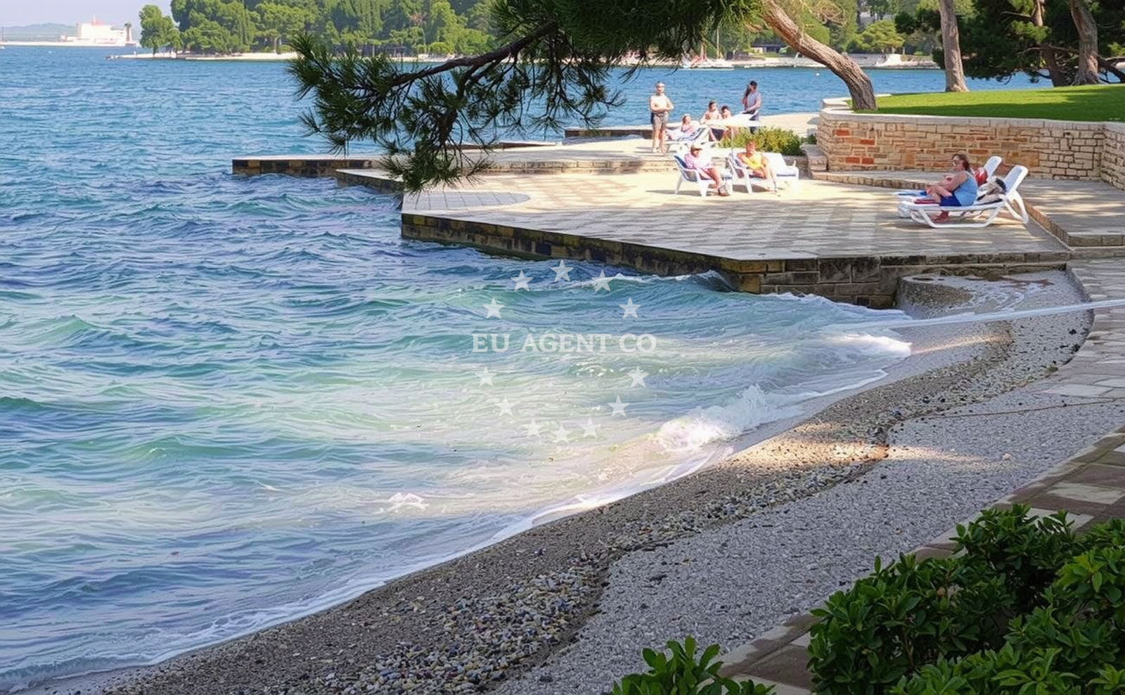 Additional view of Perentium beach in Zelena Laguna bb, Poreč