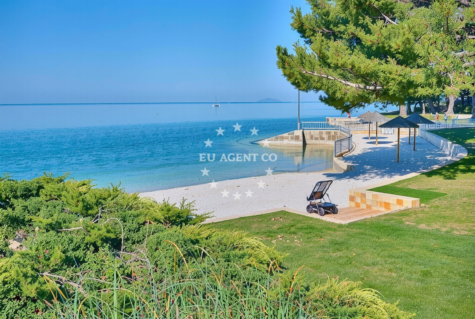 Additional view of Perentium beach in Zelena Laguna bb, Poreč