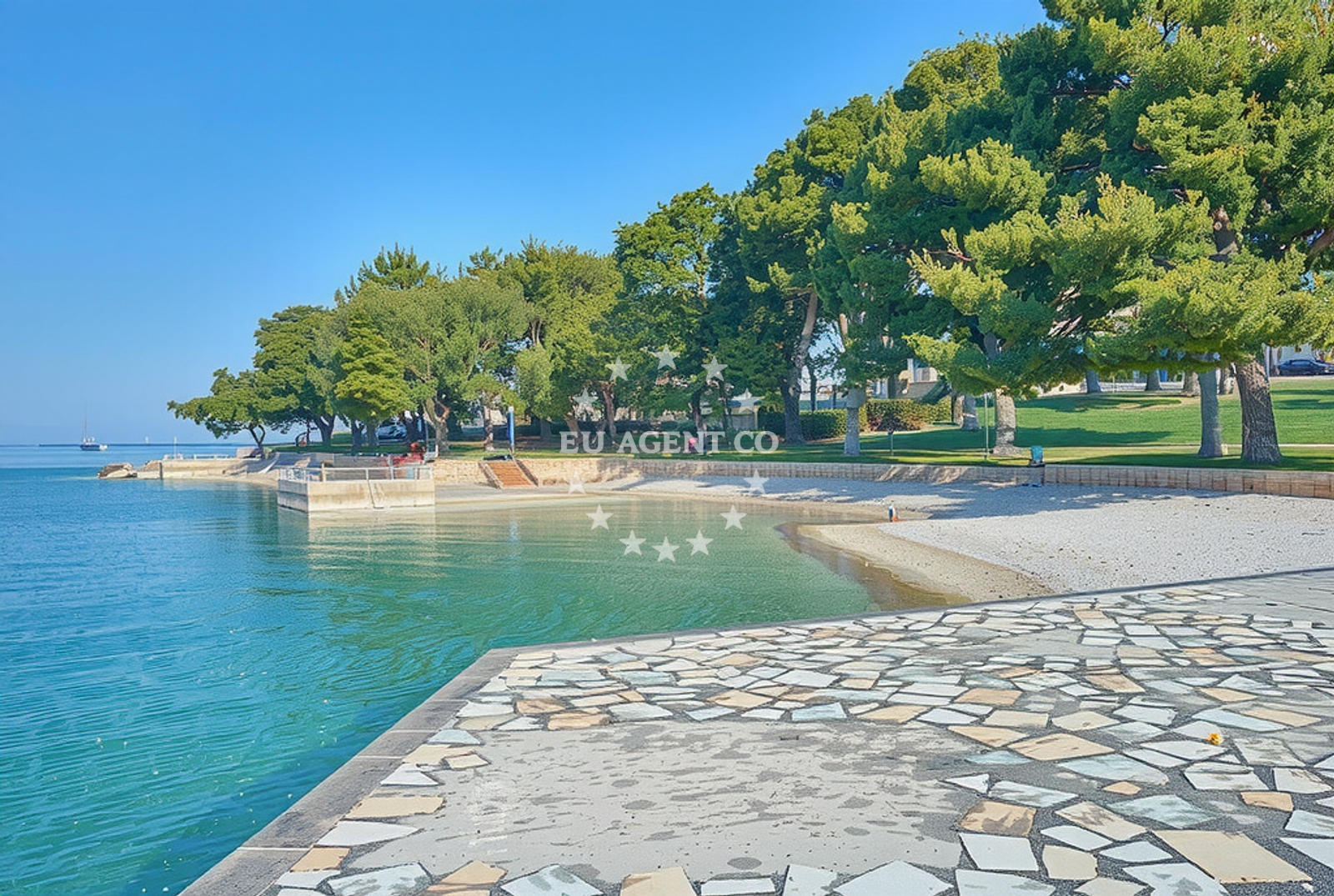 Additional view of Perentium beach in Zelena Laguna bb, Poreč