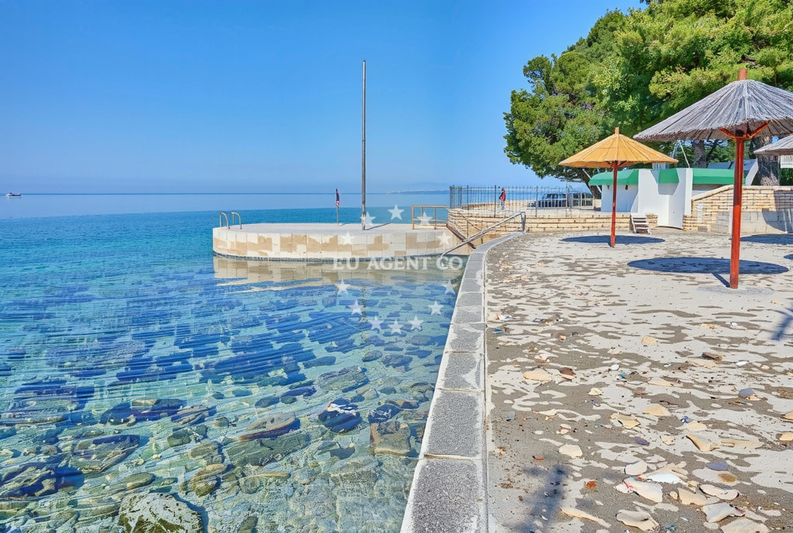 Additional view of Perentium beach in Zelena Laguna bb, Poreč