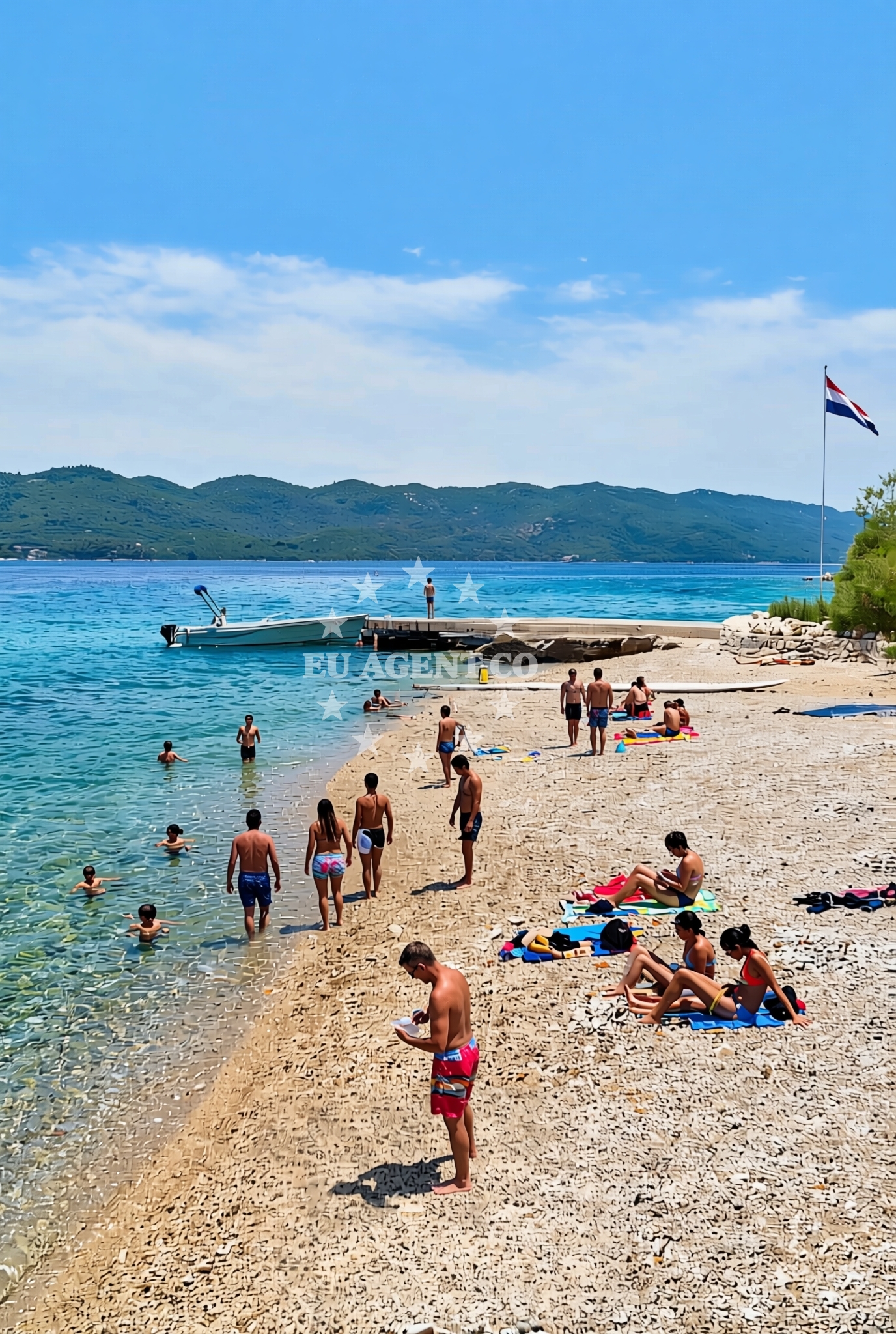 Additional view of Perna sredina, Kučište Beach in Perna sredina
