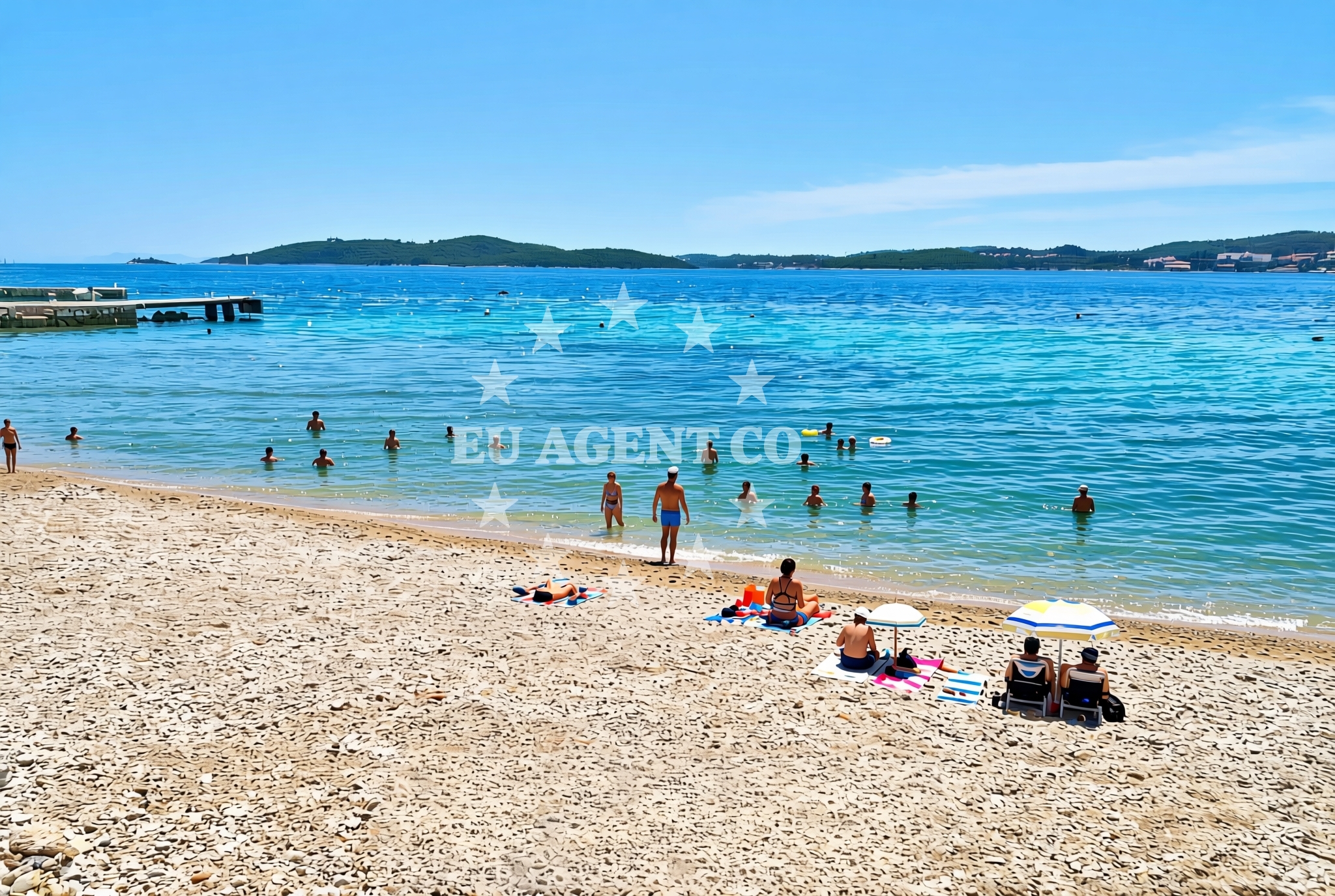 Additional view of Perna sredina, Kučište Beach in Perna sredina