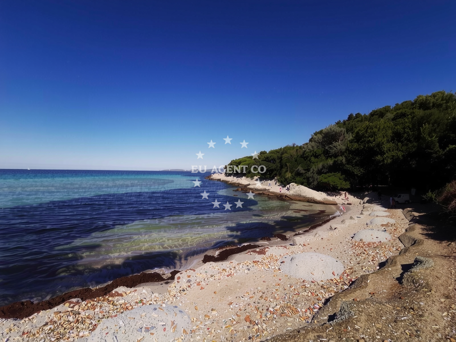 Additional view of Pernastica beach in , Silba