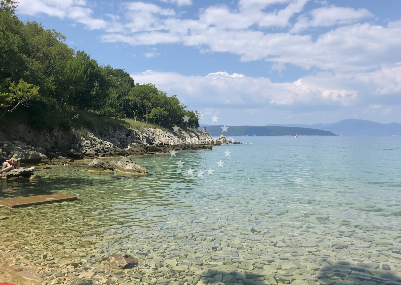 Additional view of Pero beach in Glavotok 4, Krk