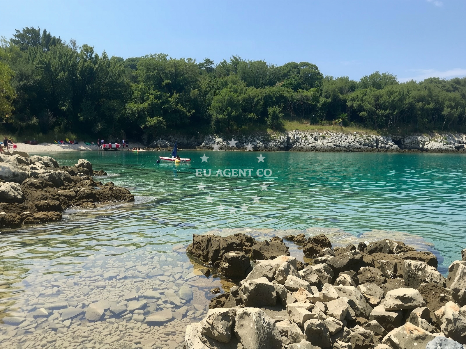 Additional view of Pero beach in Glavotok 4, Krk