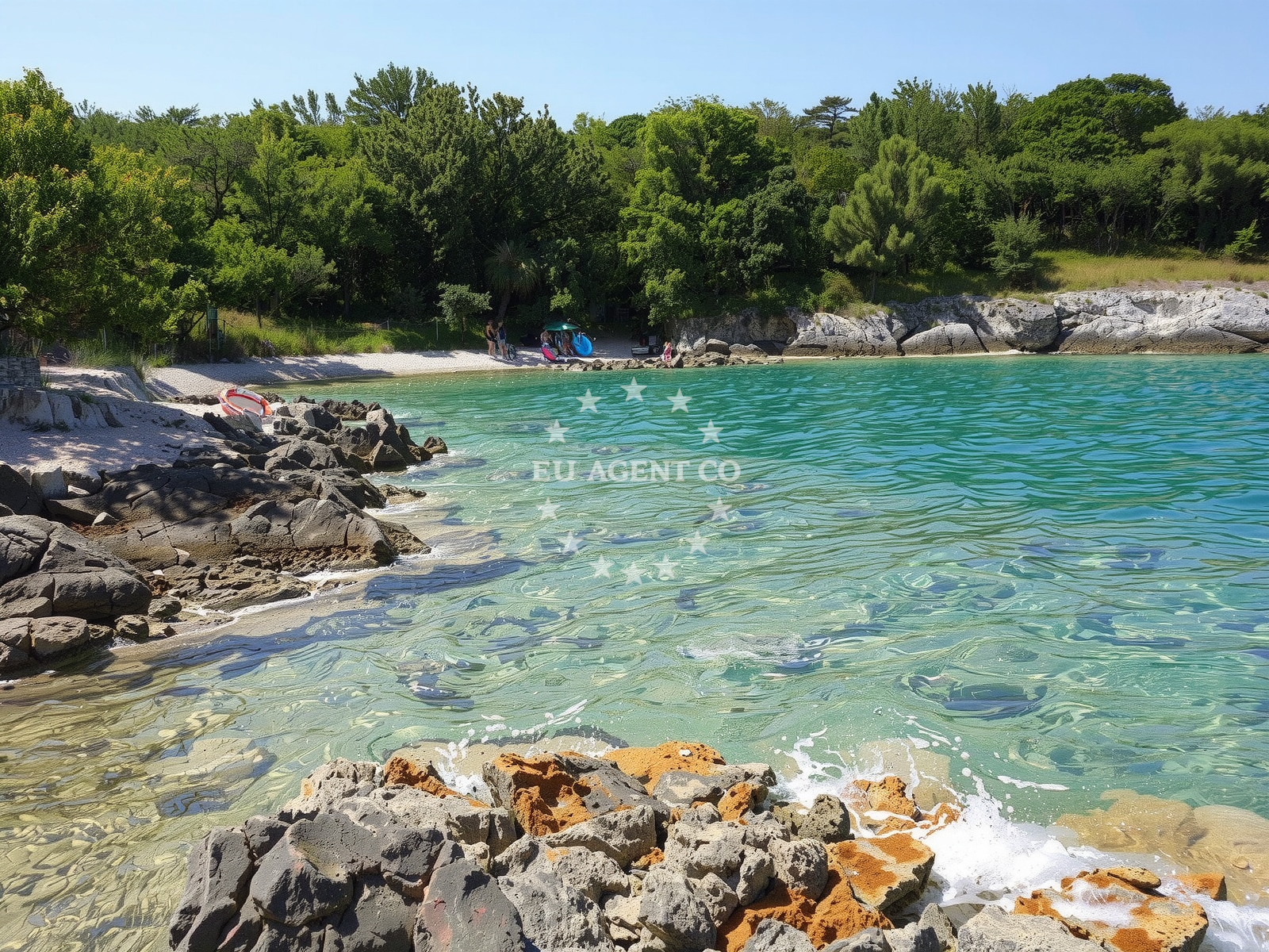 Additional view of Pero beach in Glavotok 4, Krk