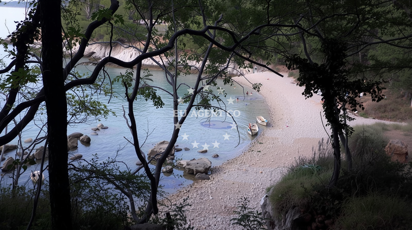 Additional view of Pero beach in Glavotok 4, Krk