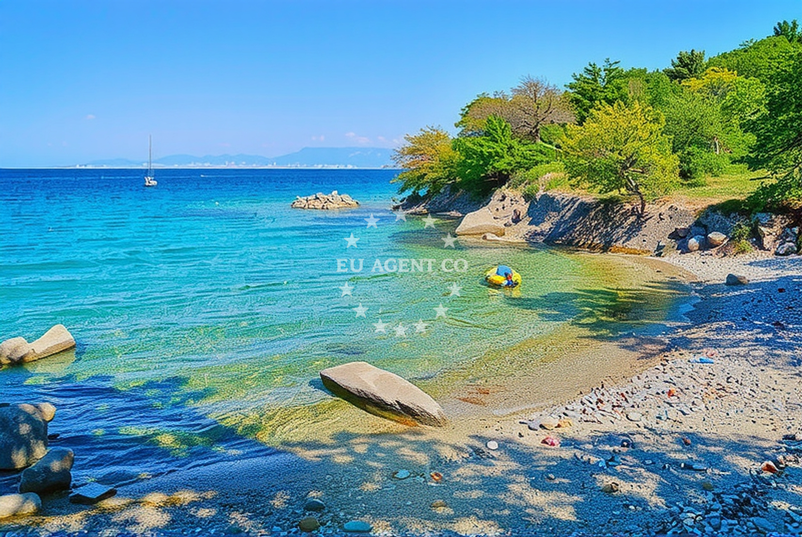 Additional view of Pero beach in Glavotok 4, Krk