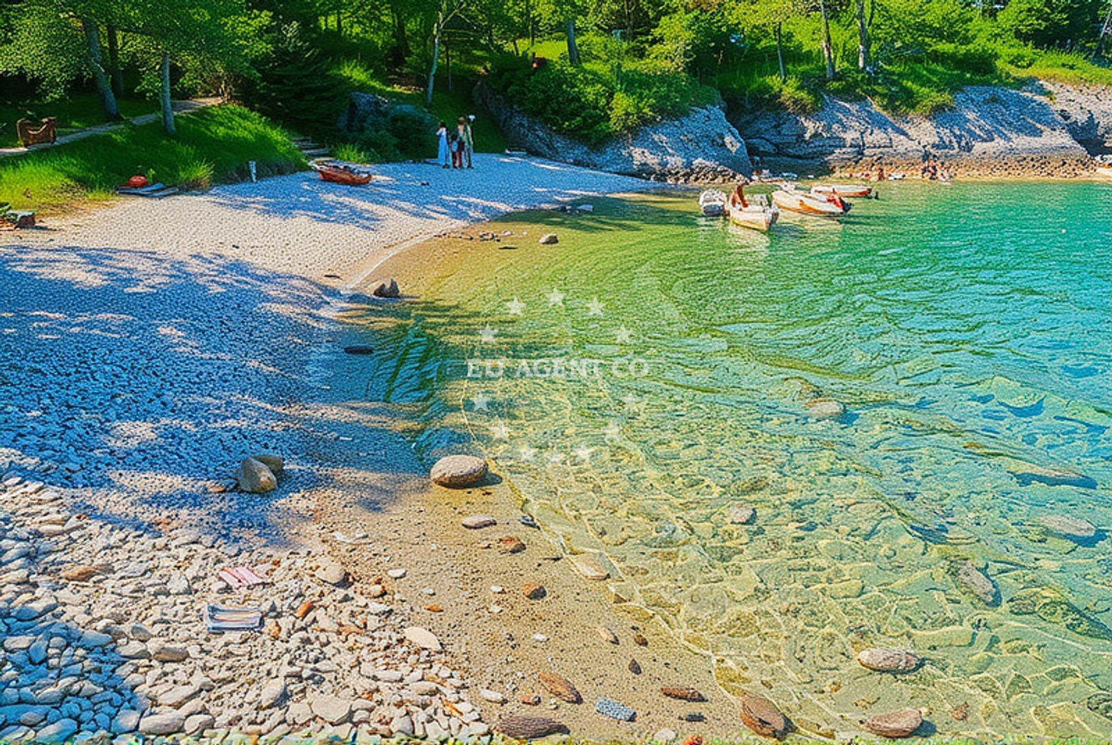 Additional view of Pero beach in Glavotok 4, Krk