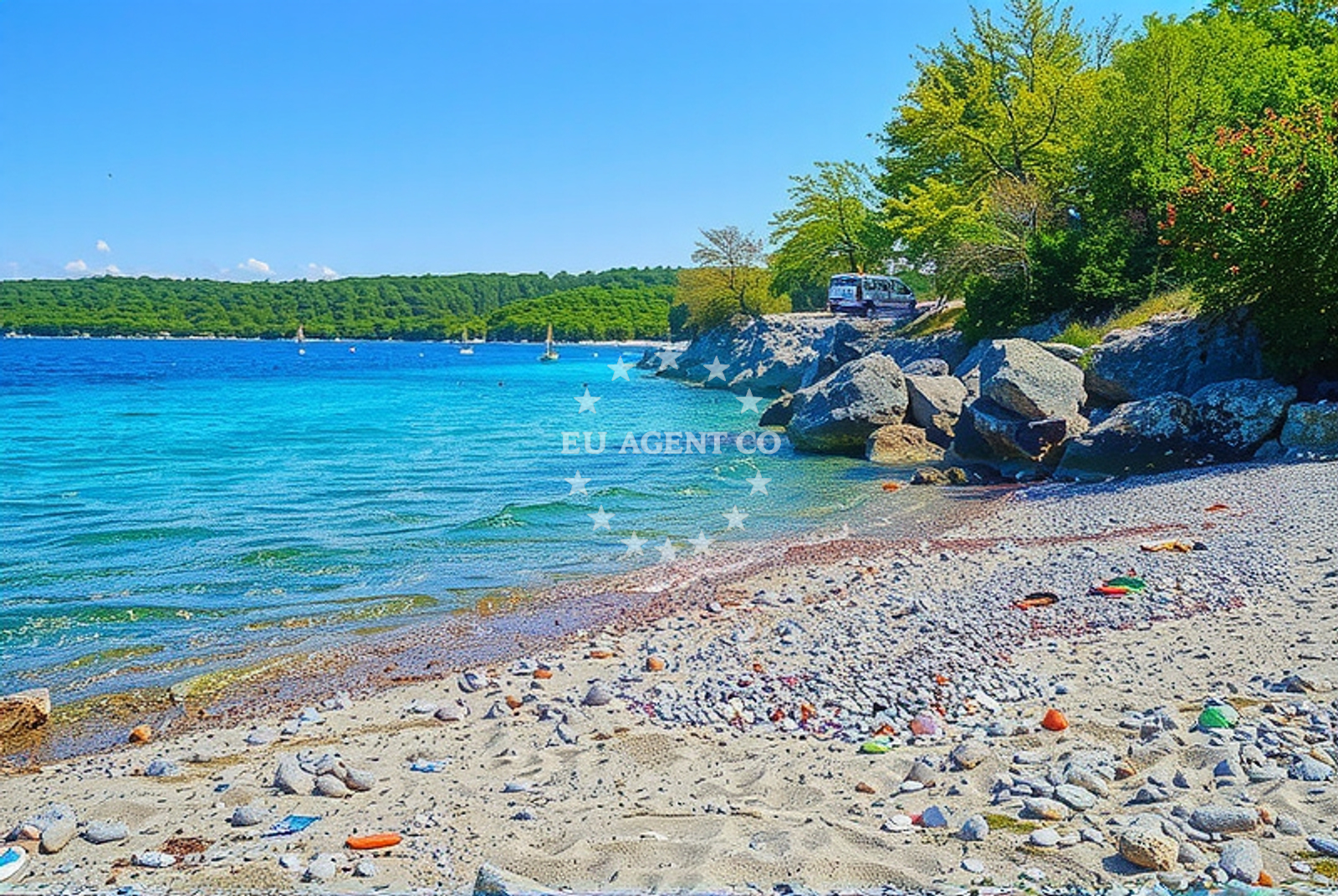 Additional view of Pero beach II in Milohnići 1A, Milohnići