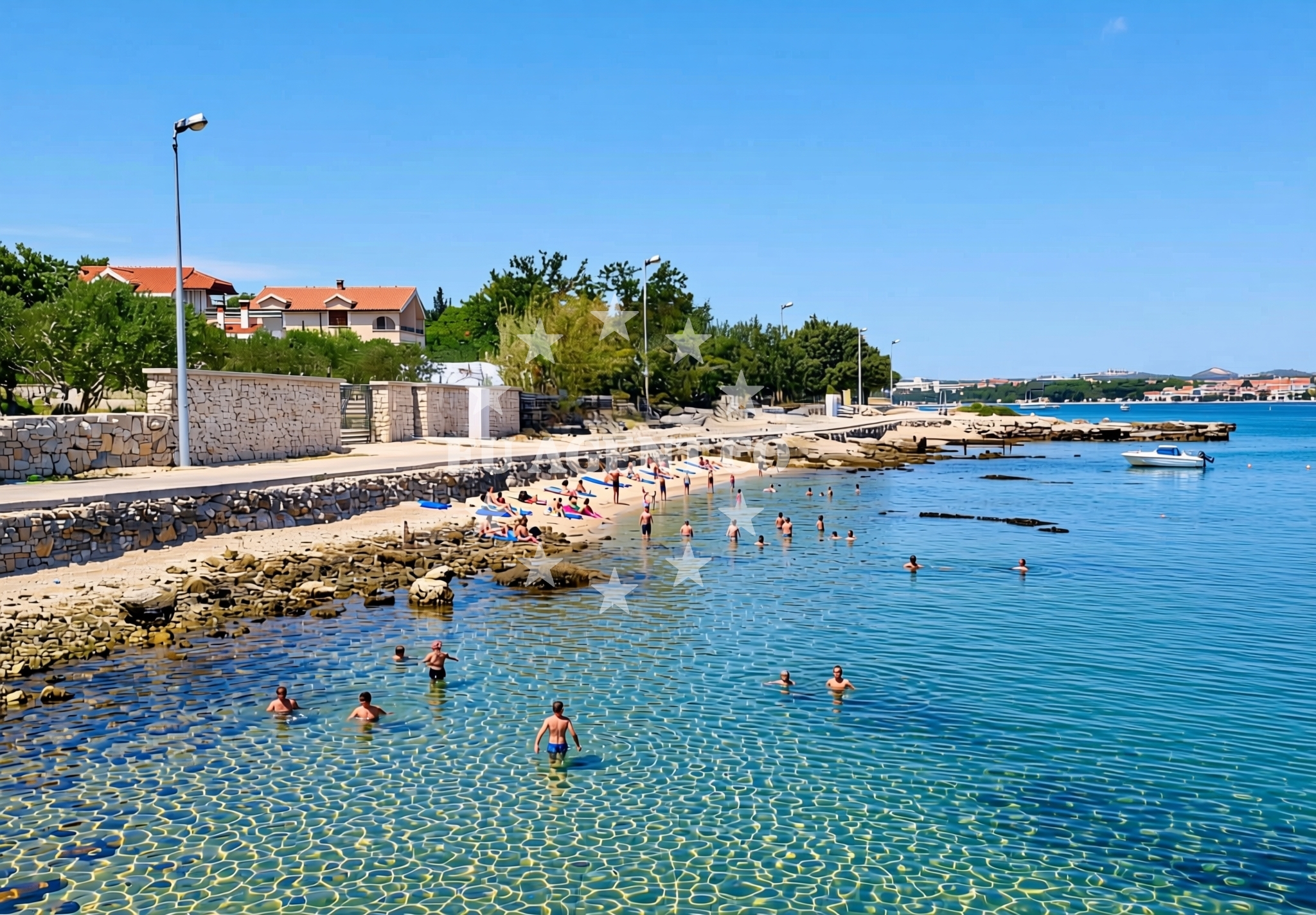 Additional view of Perolin gat jug, Prvić Šepurine (Prvić) Beach in Perolin gat jug